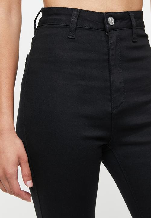 Missguided - Petite recycled vice skinny jeans - black