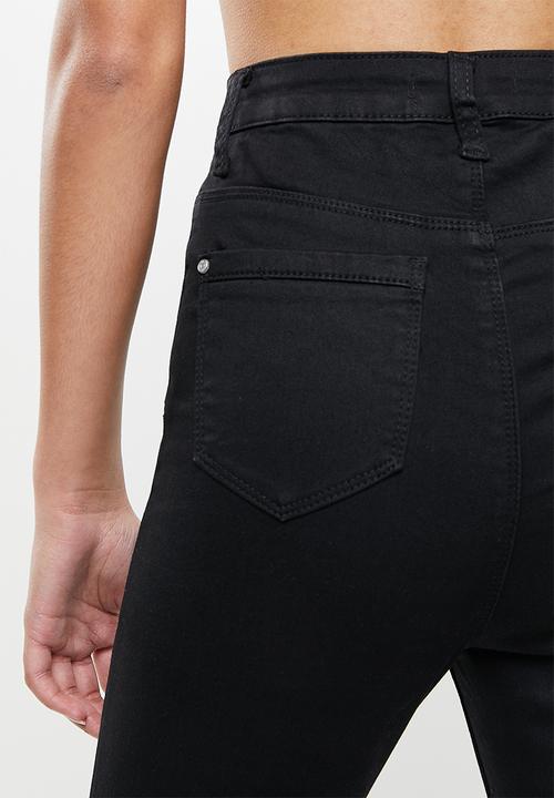 Missguided - Petite recycled vice skinny jeans - black