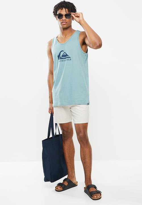Quiksilver - Corp logo tank - citadel blue