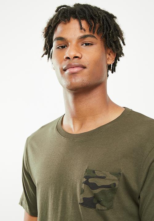 Brave Soul - Camo sleep set - khaki/camo