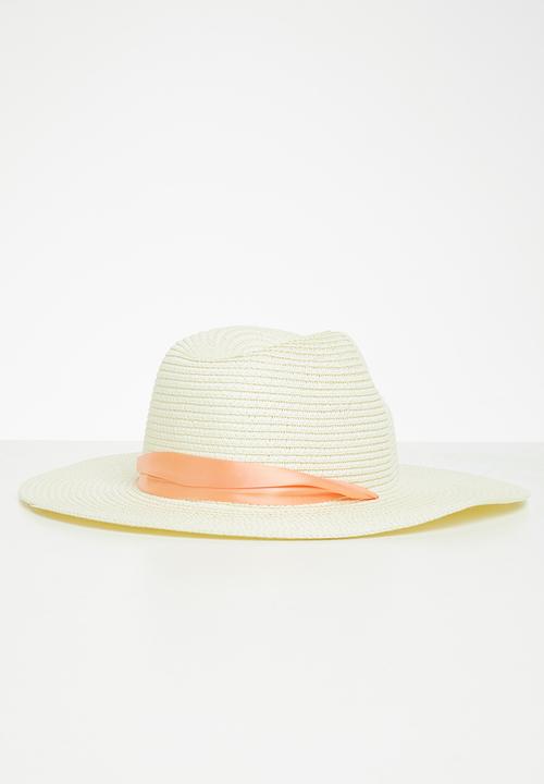Superbalist - Straw hat with ribbon tie - natural