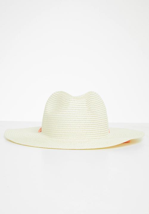 Superbalist - Straw hat with ribbon tie - natural