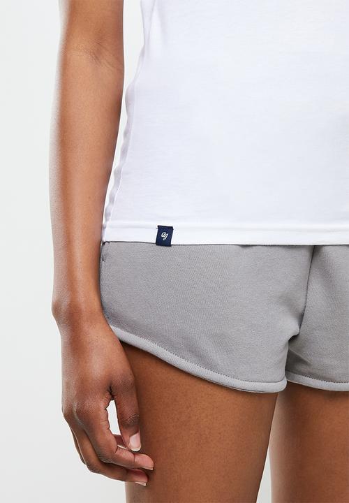 Aca Joe - Classic crew neck short sleeve - white