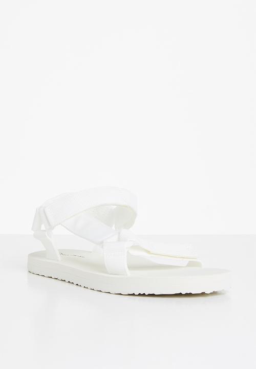 Superbalist - Sporty strap sandal - white