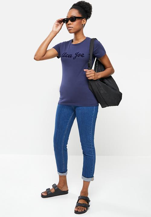 Aca Joe - Classic crew neck short sleeve - navy