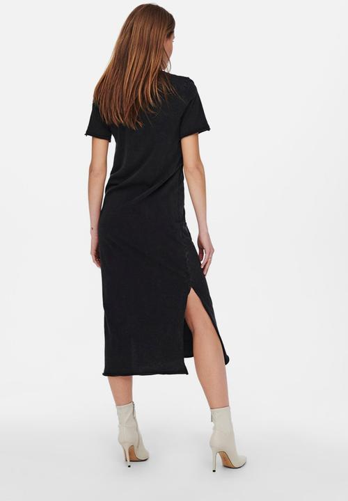 ONLY - Silla life short sleeve dress - black
