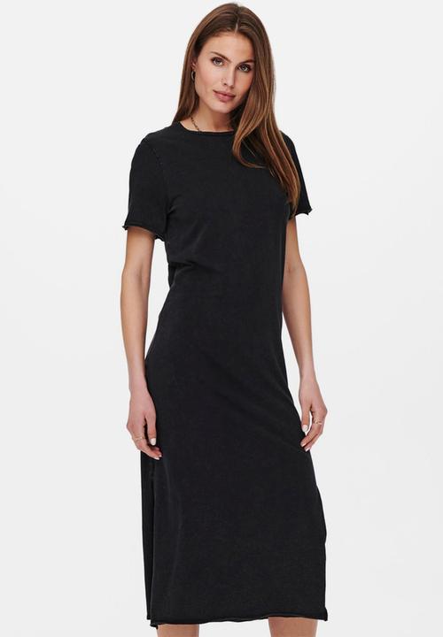 ONLY - Silla life short sleeve dress - black