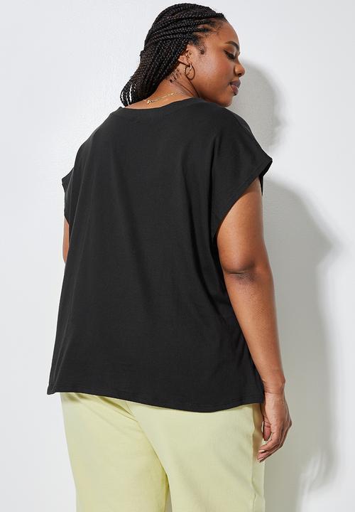 Superbalist - 2 Pack v-neck tees - black & white