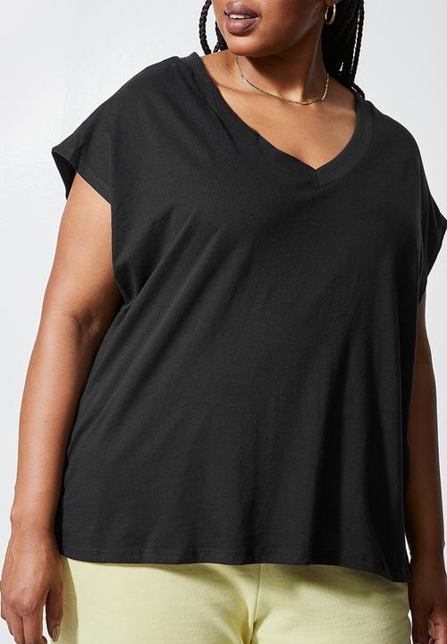 Superbalist - 2 Pack v-neck tees - black & white