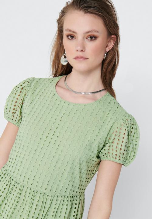 ONLY - Sannie short sleeve calf dress - desert sage