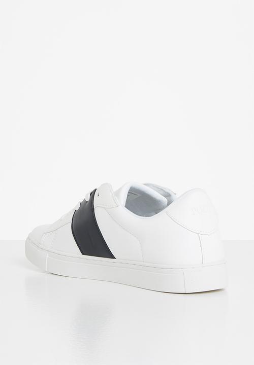 POLO - Jade side flash sneaker - white & navy