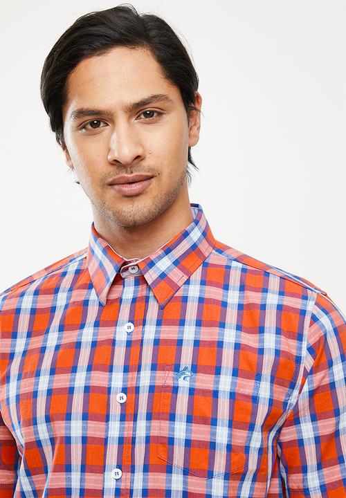 Wolf Rock - Birch woven shirts - red