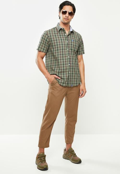 Wolf Rock - Cedar woven shirts - khaki