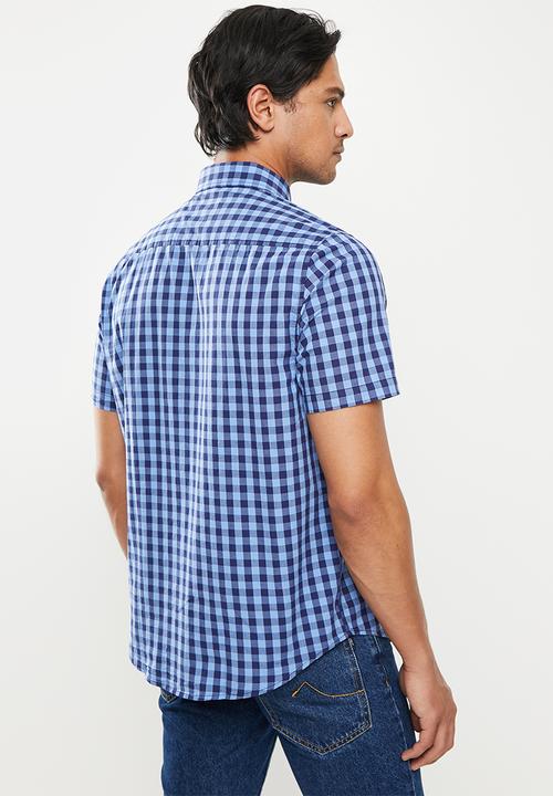 Wolf Rock - Oak woven shirts - navy