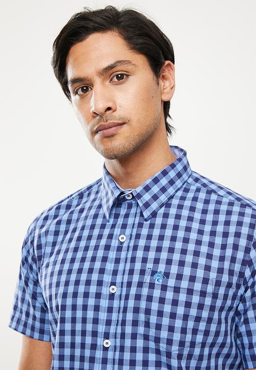 Wolf Rock - Oak woven shirts - navy