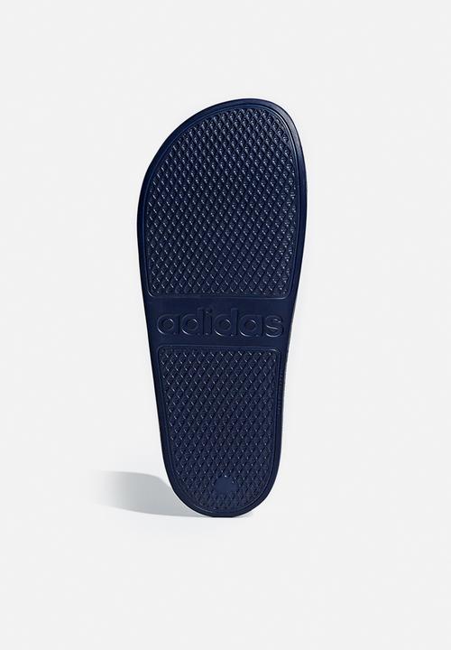 adidas Originals - Adilette aqua - dark blue/ftwr white