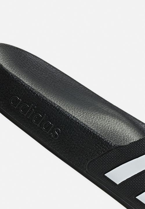 adidas Originals - Adilette aqua - core black/ftwr white