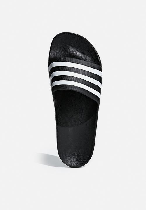 adidas Originals - Adilette aqua - core black/ftwr white