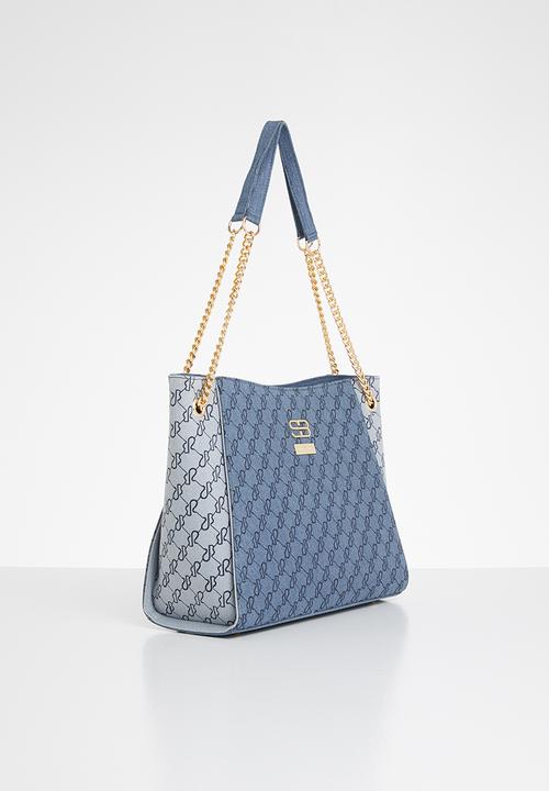 SISSY BOY - All over sb denim shopper - blue 