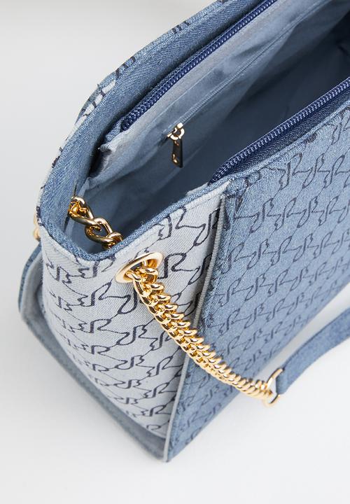 SISSY BOY - All over sb denim shopper - blue 