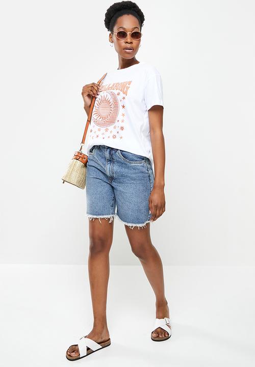 Billabong  - Light of dawn short sleeve tee - white