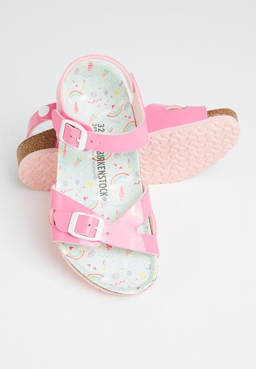 Birkenstock - Rio kids bf patent - candy pink