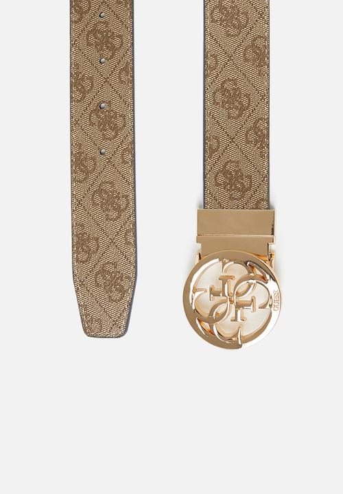 GUESS - 38mm reversible w/4g - grey & cream