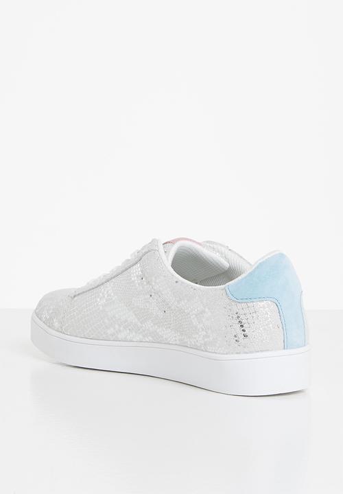 Julz - Kendra leather sneaker - silver animal