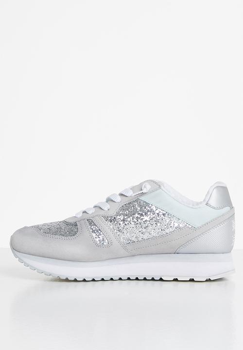 lotto - Tokyo wedge - sliver/ white