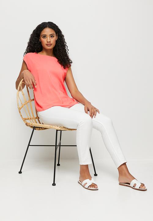 edit - Basic woven shell - pink