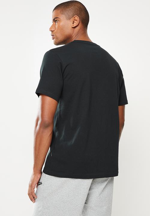 Converse - Embroidered star chevron left chest tee - black