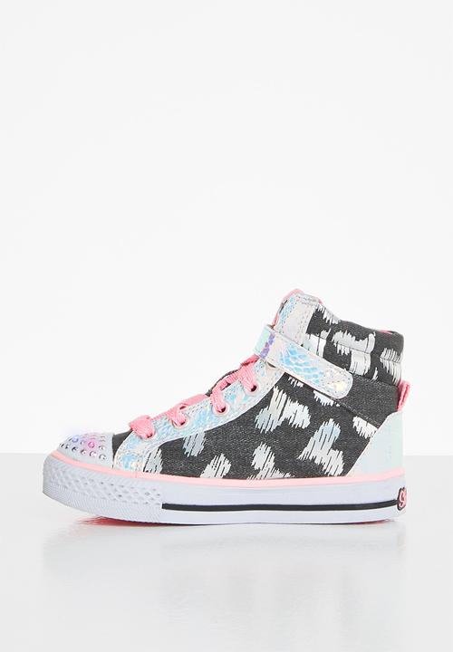 Skechers - Shuffles- rockstar love - black pink