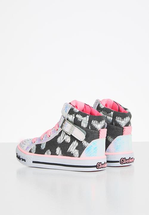 Skechers - Shuffles- rockstar love - black pink