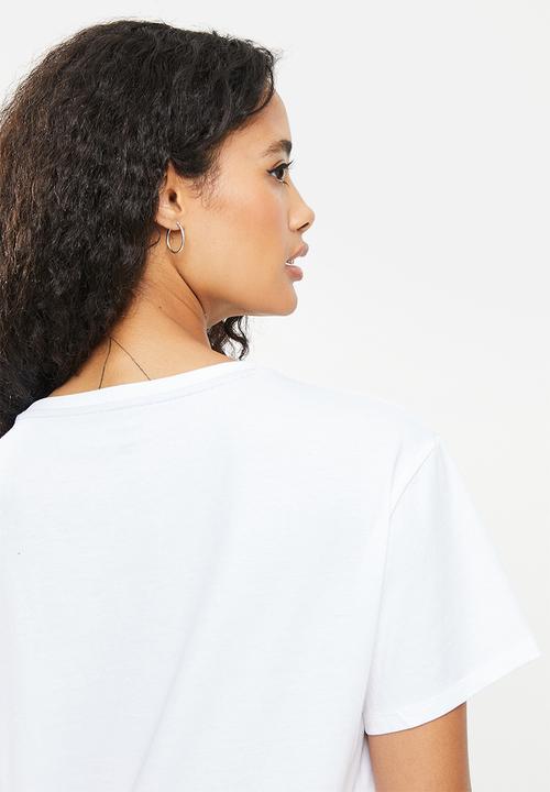 POLO - Clarissa short sleeve logo T-shirt - white
