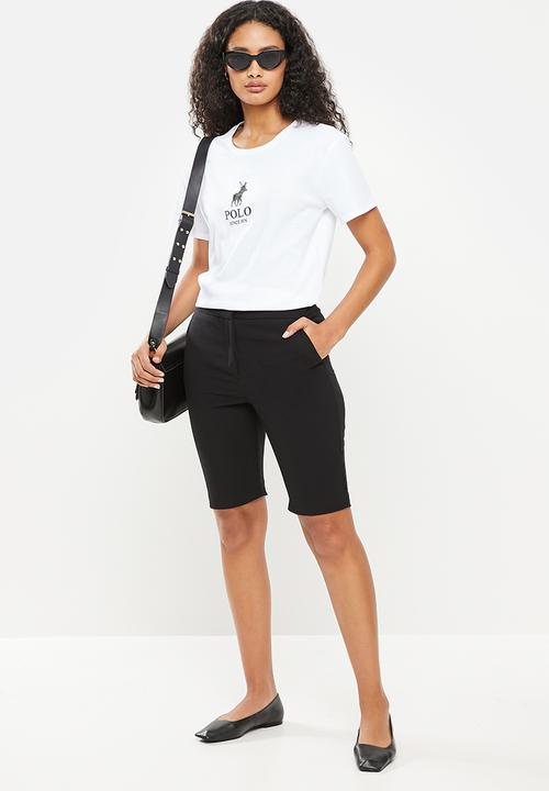 POLO - Clarissa short sleeve logo T-shirt - white