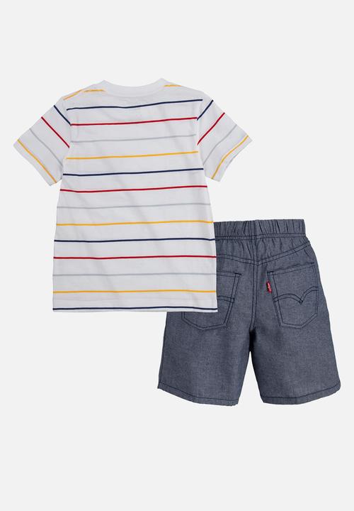 Levi’s® - Denim short set - white