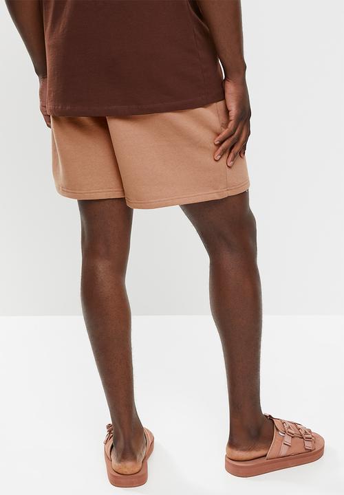 Jonathan D - Remy relaxed fit sweatshorts - tawny birch