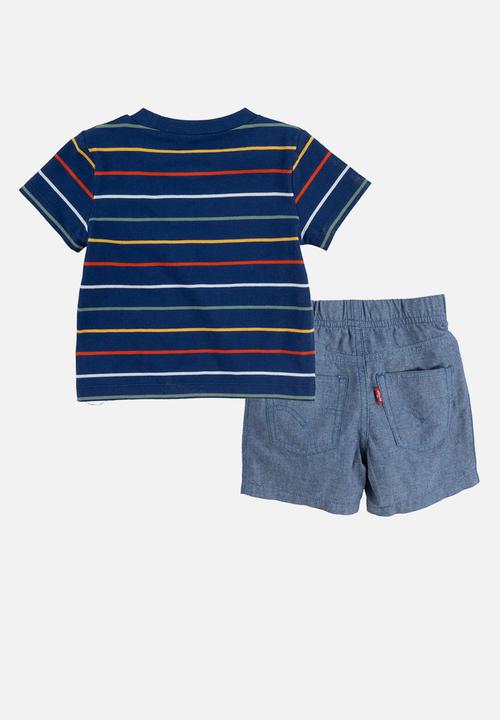 Levi’s® - Denim short set - estate blue