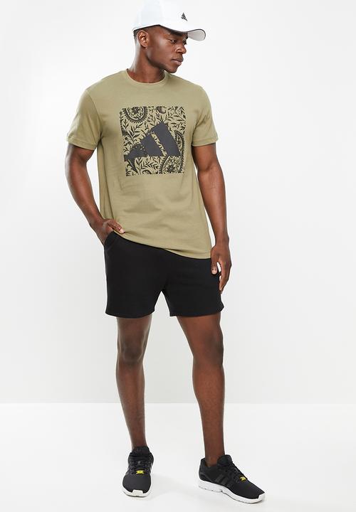 adidas Performance - Paisley bos tee - orbit green