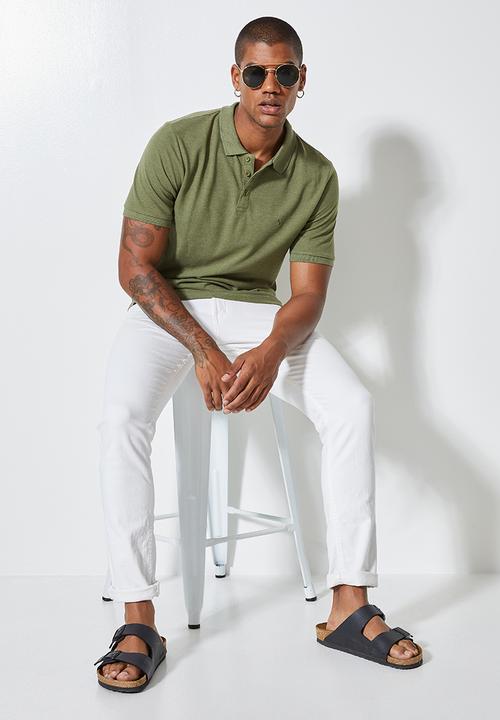 Superbalist - 3 Pack Luka slim pique golfer - multi
