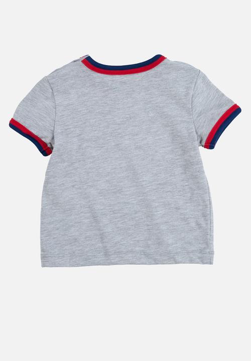 Levi’s® - Short sleeve graphic ringer tee - light gray heather