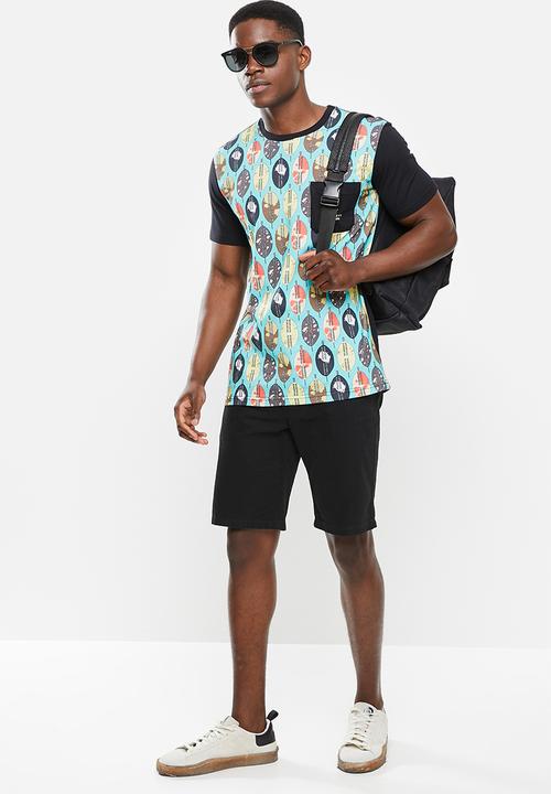 Holmes Bro's - Shields block tee - black