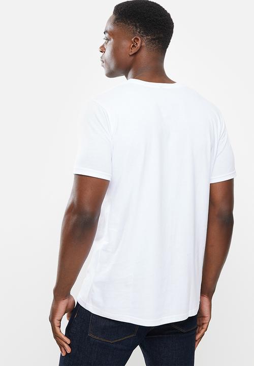 Holmes Bro's - Flag short sleeve tee - white