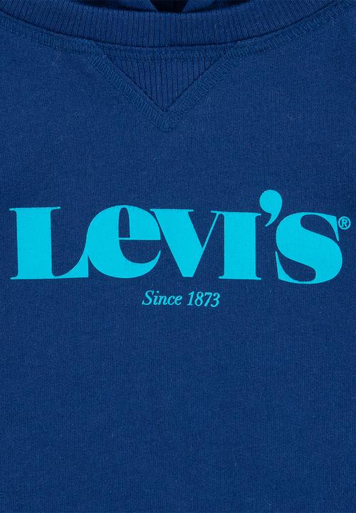 Levi’s® - Hooded graphic romper - estate blue