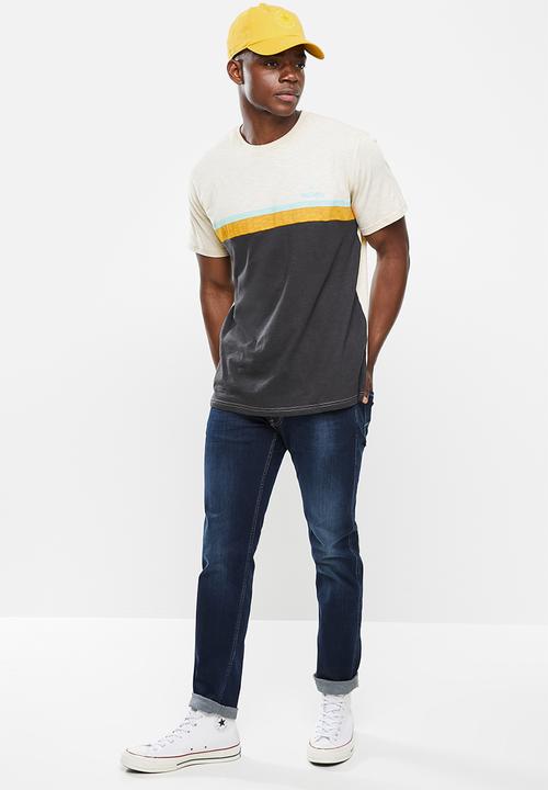 Holmes Bro's - Retro stripe tee - pirate slub