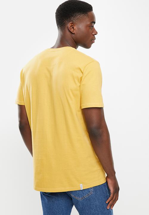 Holmes Bro's - Wildlife cheetah short sleeve tee - mustard