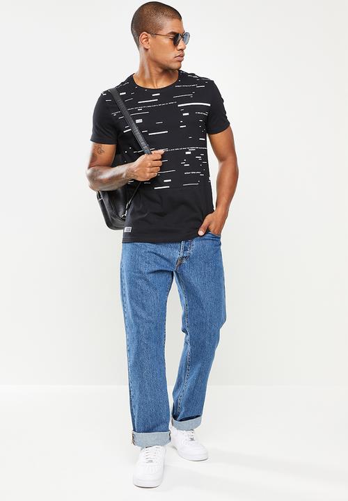 S.P.C.C - Heigl regular fit straight hem tee - black