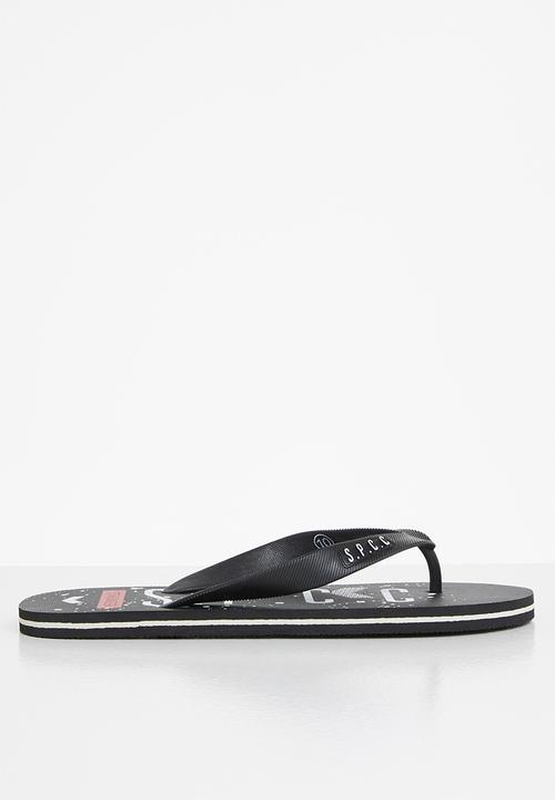 S.P.C.C - Brady regular fit flip-flops - black