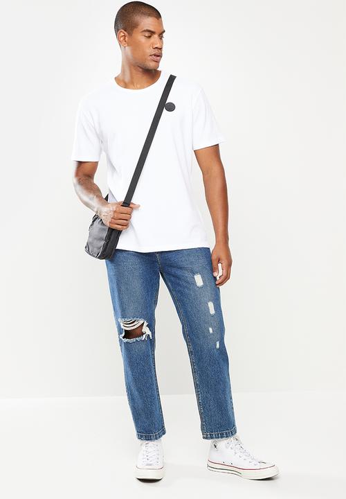 S.P.C.C - Fehr relaxed fit straight hem tee - optical white