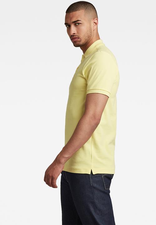 G-STAR - Dunda slim polo - dk bleach yellow